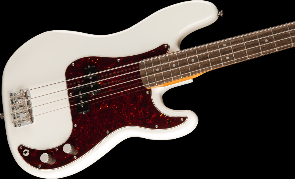 Squier Classic Vibe 60s Precision Bass Guitar - Laurel Fretboard - Olympic White