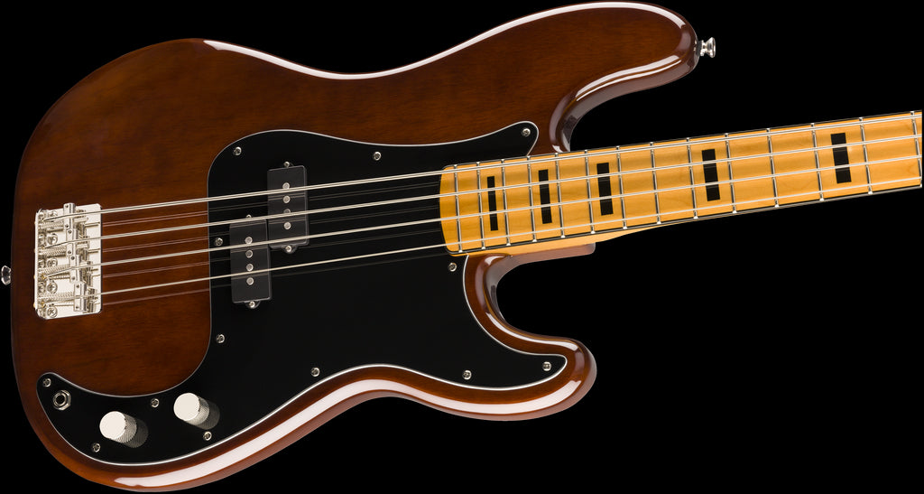 Squier Classic Vibe 70s Precision Bass Guitar - Maple Neck - Walnut