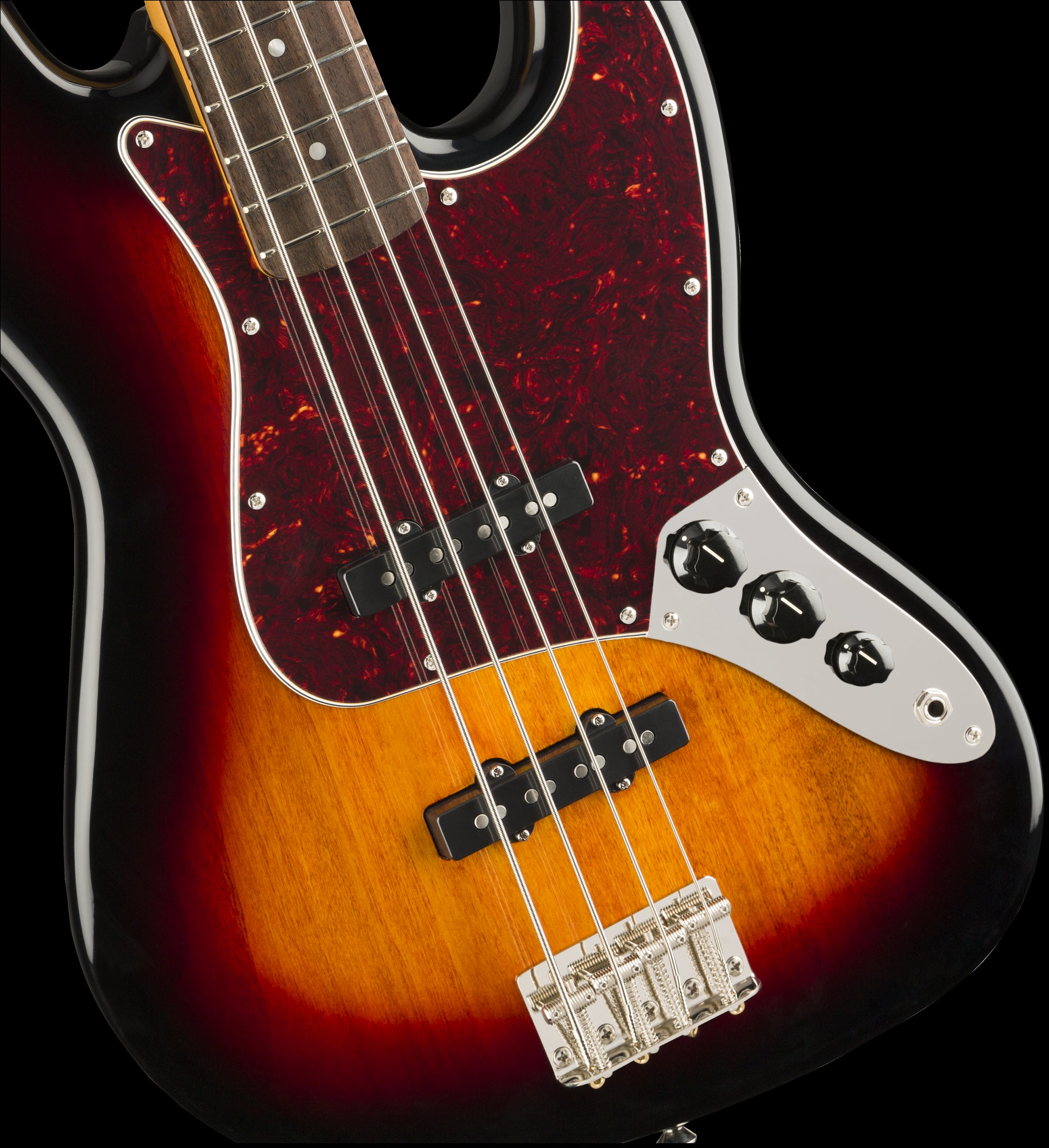 Squier Classic Vibe 60s Jazz Bass Guitar - Laurel Fretboard - 3-Colour Sunburst