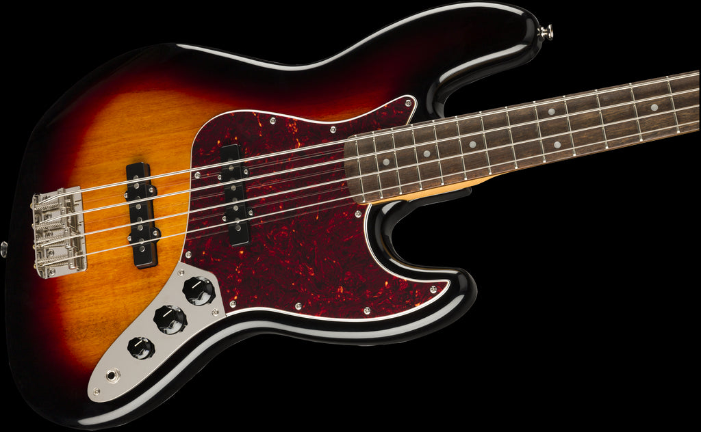 Squier Classic Vibe 60s Jazz Bass Guitar - Laurel Fretboard - 3-Colour Sunburst