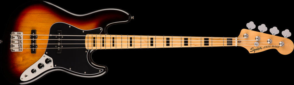 Squier Classic Vibe '70s Jazz Bass with Maple Fretboard - 3 Colour Sunburst