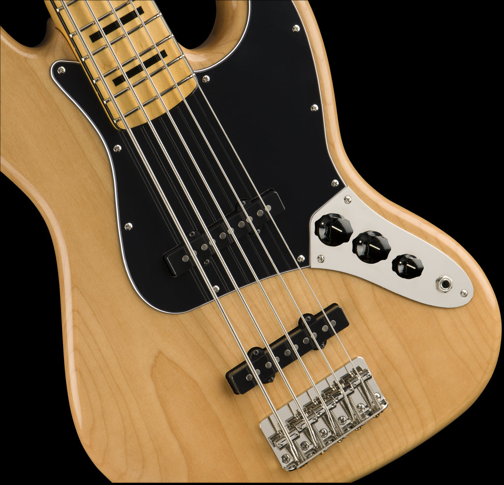 Squier Classic Vibe 70s Jazz Bass V bass Guitar - Maple Neck - Natural