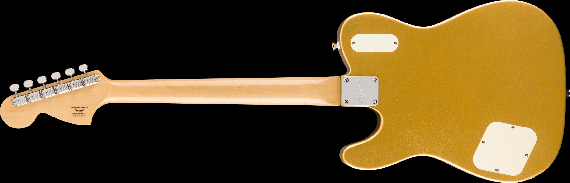 Squier Limited Edition Paranormal Troublemaker Telecaster Deluxe - Aztec Gold