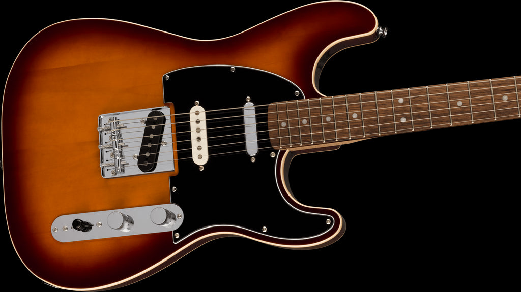 Squier Paranormal Custom Nashville Stratocaster - LRL - Chocolate 2TSB