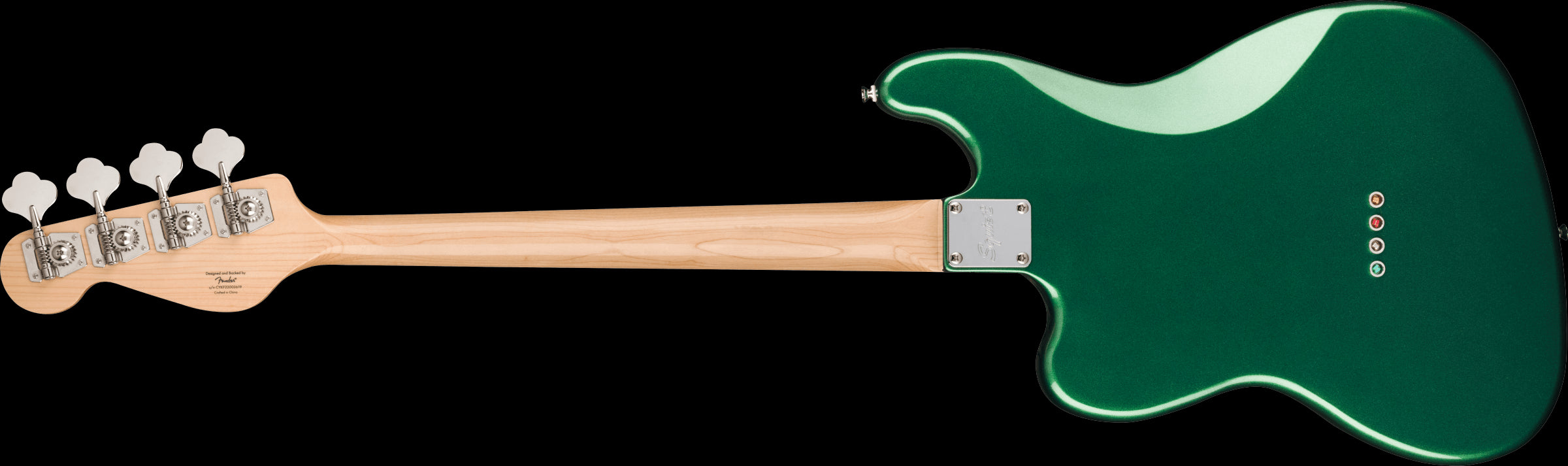 Squier Paranormal Rascal Bass Guitar - LRL - Sherwood Green