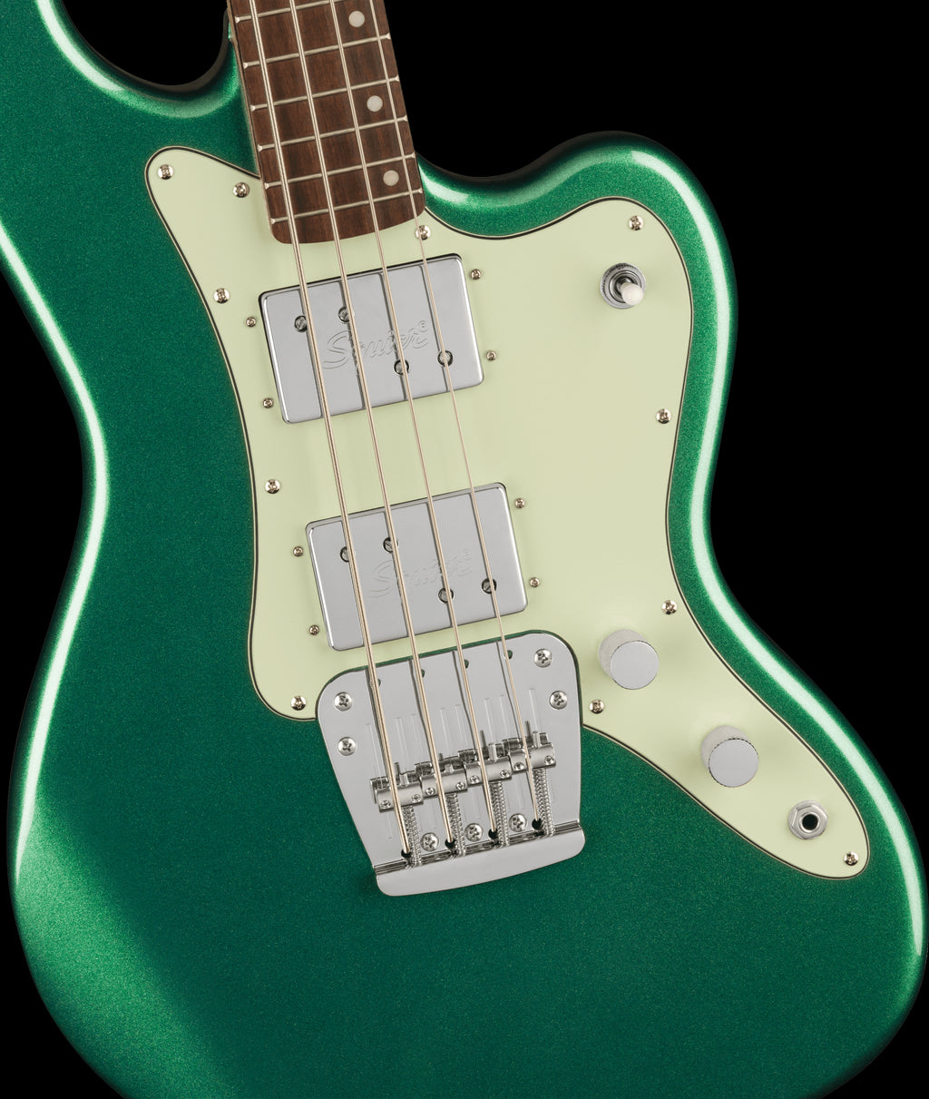 Squier Paranormal Rascal Bass Guitar - LRL - Sherwood Green