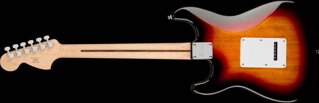 Squier Affinity Series Stratocaster, Laurel Fingerboard, White Pickguard, 3-Color Sunburst
