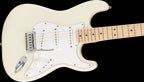 Squier Affinity Series Stratocaster, Maple Fingerboard, White Pickguard, Olympic White