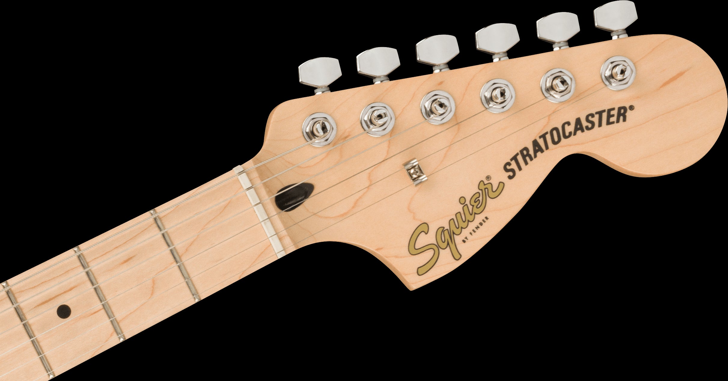 Squier Affinity Series Stratocaster, Maple Fingerboard, White Pickguard, Olympic White