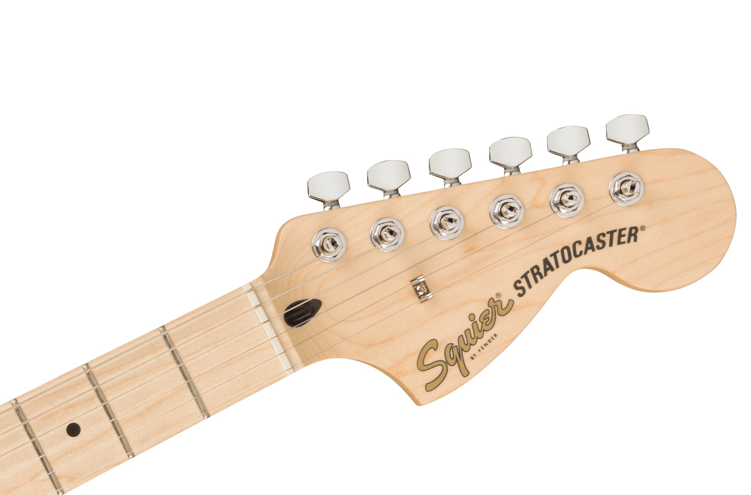 Squier Affinity Series Stratocaster, Maple Fingerboard, Black Pickguard, Lake Placid Blue