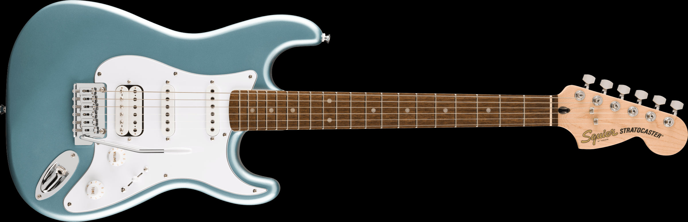 Squier Affinity Stratocaster Electric Guitar Junior HSS w/Laurel Fretboard - Ice Blue Metallic