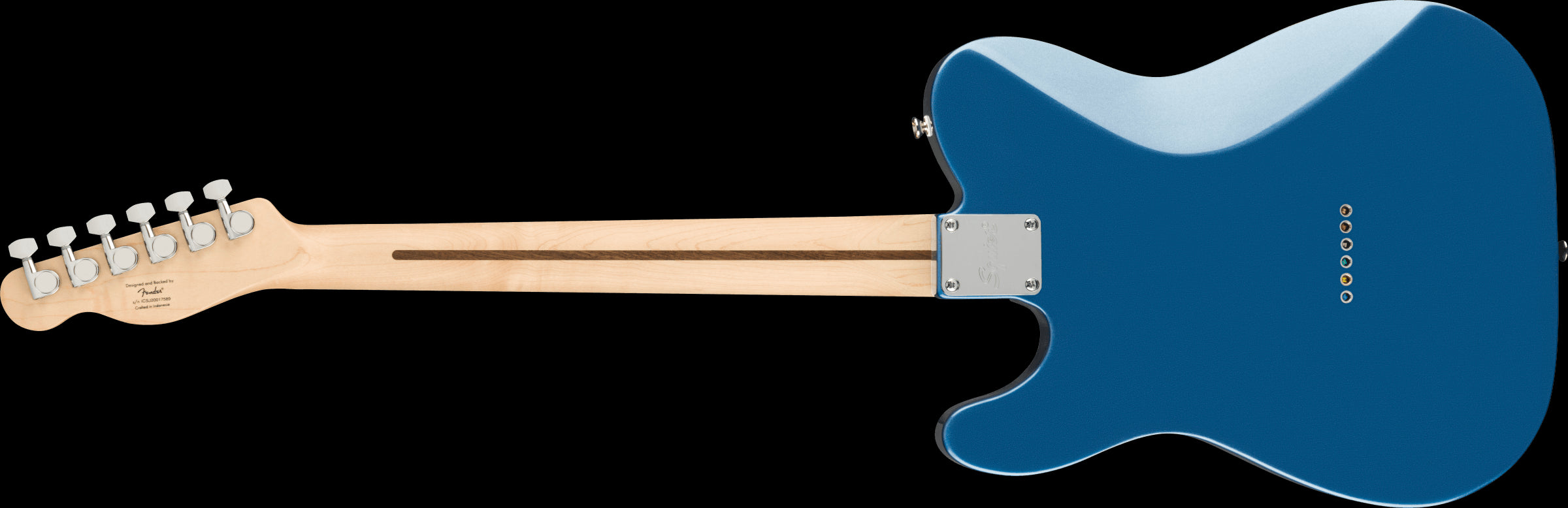 Squier Affinity Series Telecaster, Laurel Fingerboard, White Pickguard, Lake Placid Blue