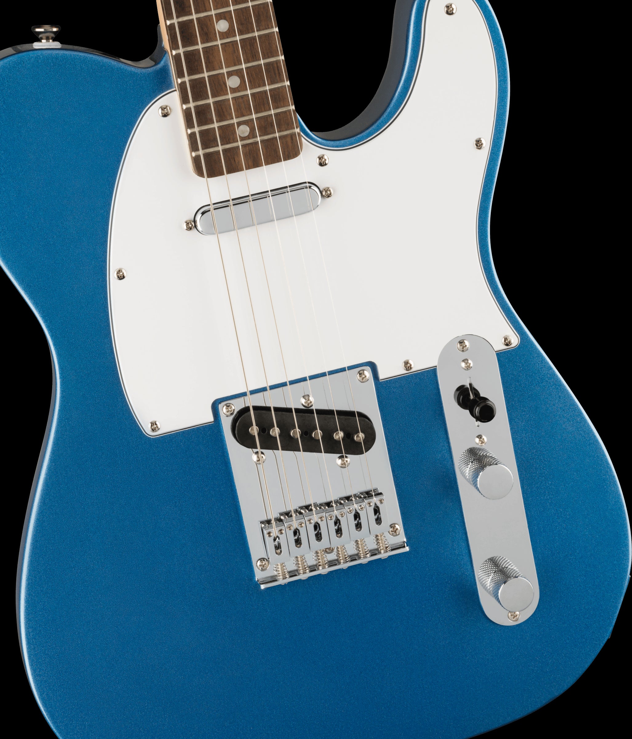 Squier Affinity Series Telecaster, Laurel Fingerboard, White Pickguard, Lake Placid Blue