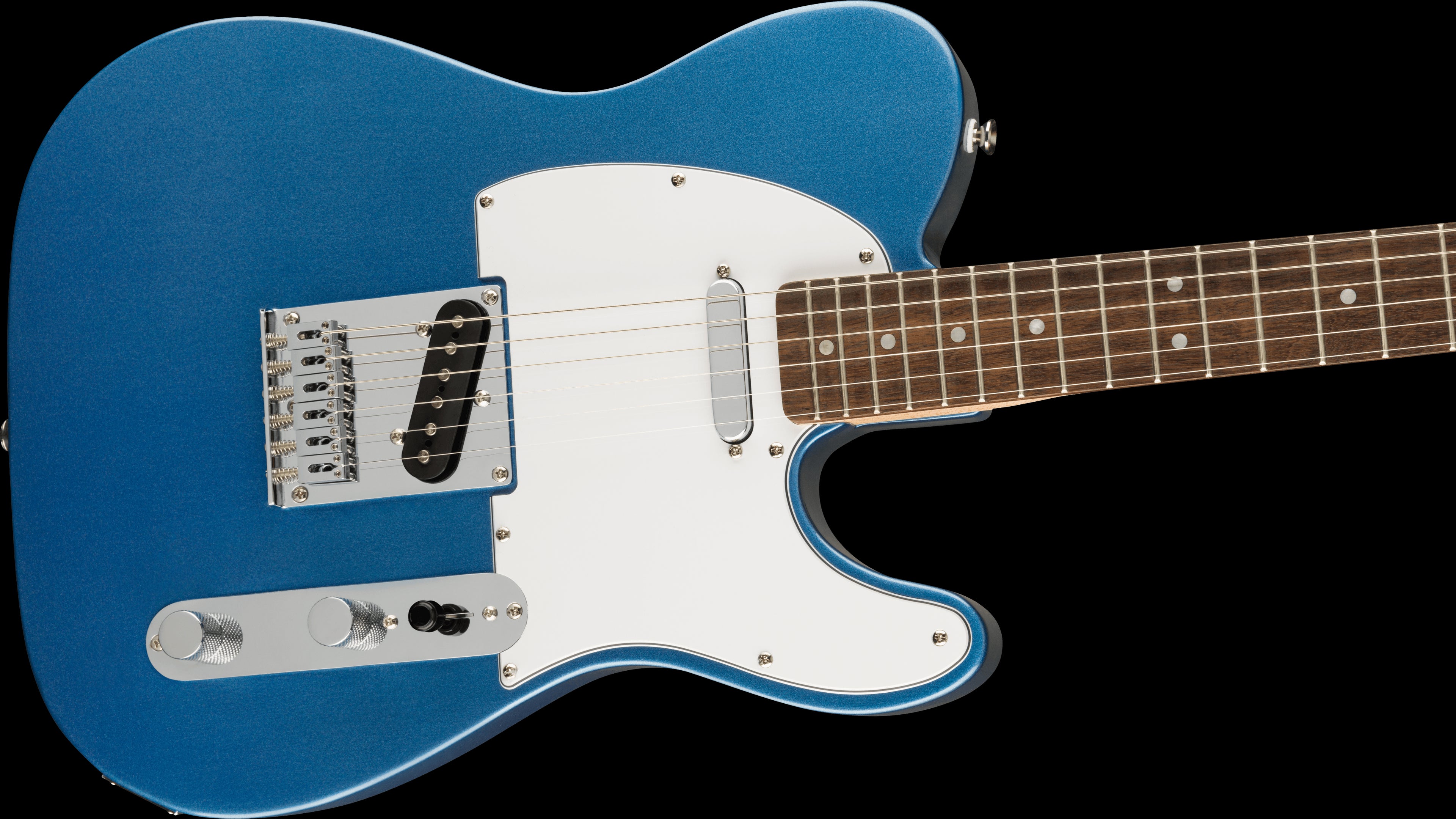 Squier Affinity Series Telecaster, Laurel Fingerboard, White Pickguard, Lake Placid Blue