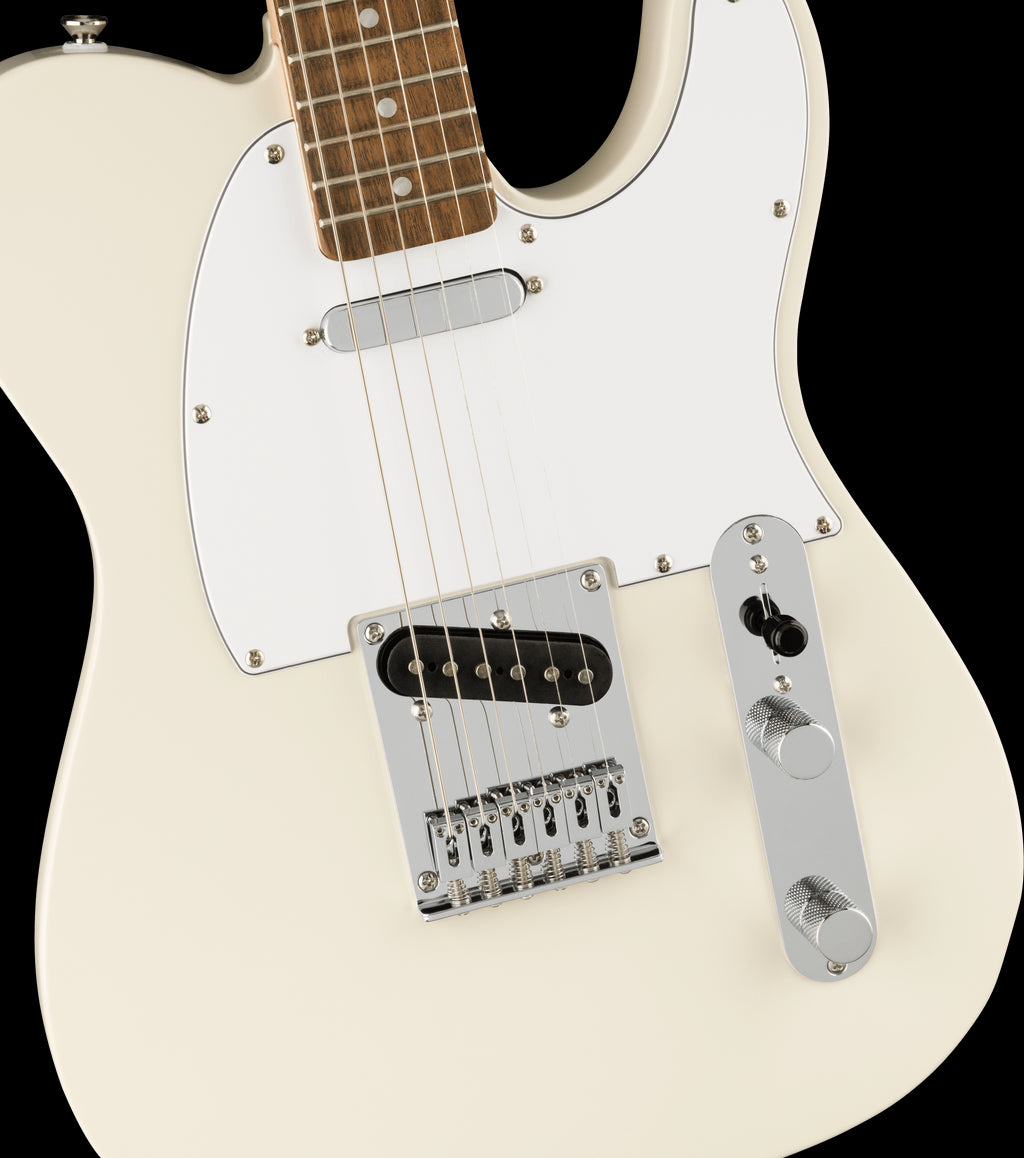 Squier Affinity Series Telecaster Electric Guitar with Laurel Fretboard - Olympic White