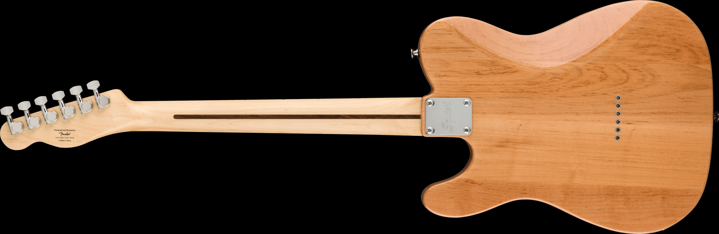 Squier FSR Affinity Tele Map FB Black Pickguard Natural