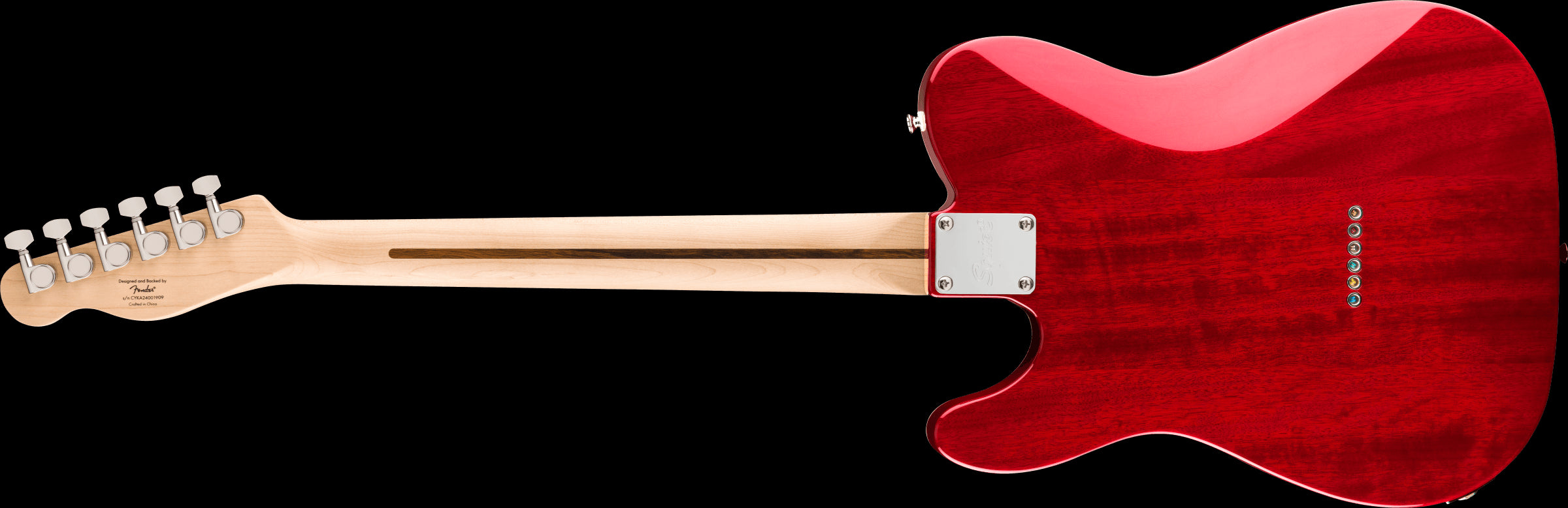 Squier Affinity Telecaster Electric Guitar FMT SH w/Laurel Fretboard - Crimson Red Transparent