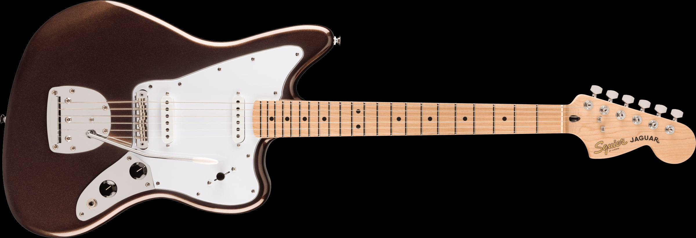 Fender Affinity Series Jaguar with Maple Fingerboard in Mystic Metallic Brown