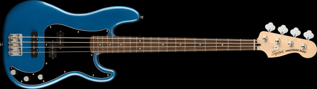 Squier Affinity Series Precision Bass PJ, Laurel Fingerboard, Black Pickguard, Lake Placid Blue