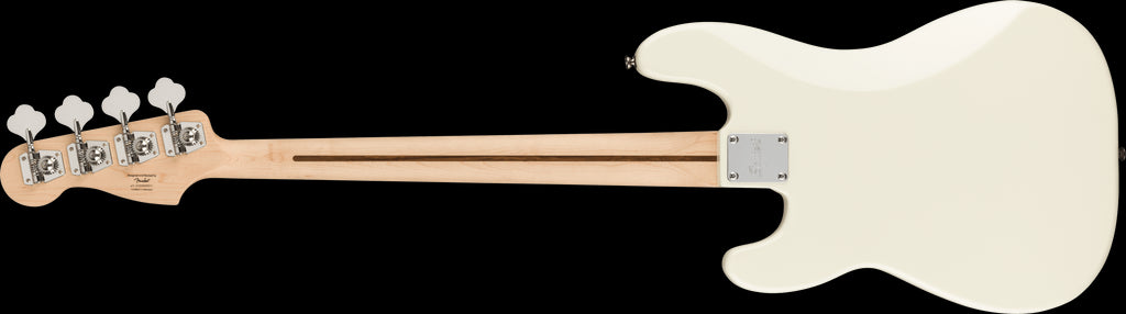 Squier Affinity Series Precision Bass PJ, Maple Fingerboard, Black Pickguard, Olympic White