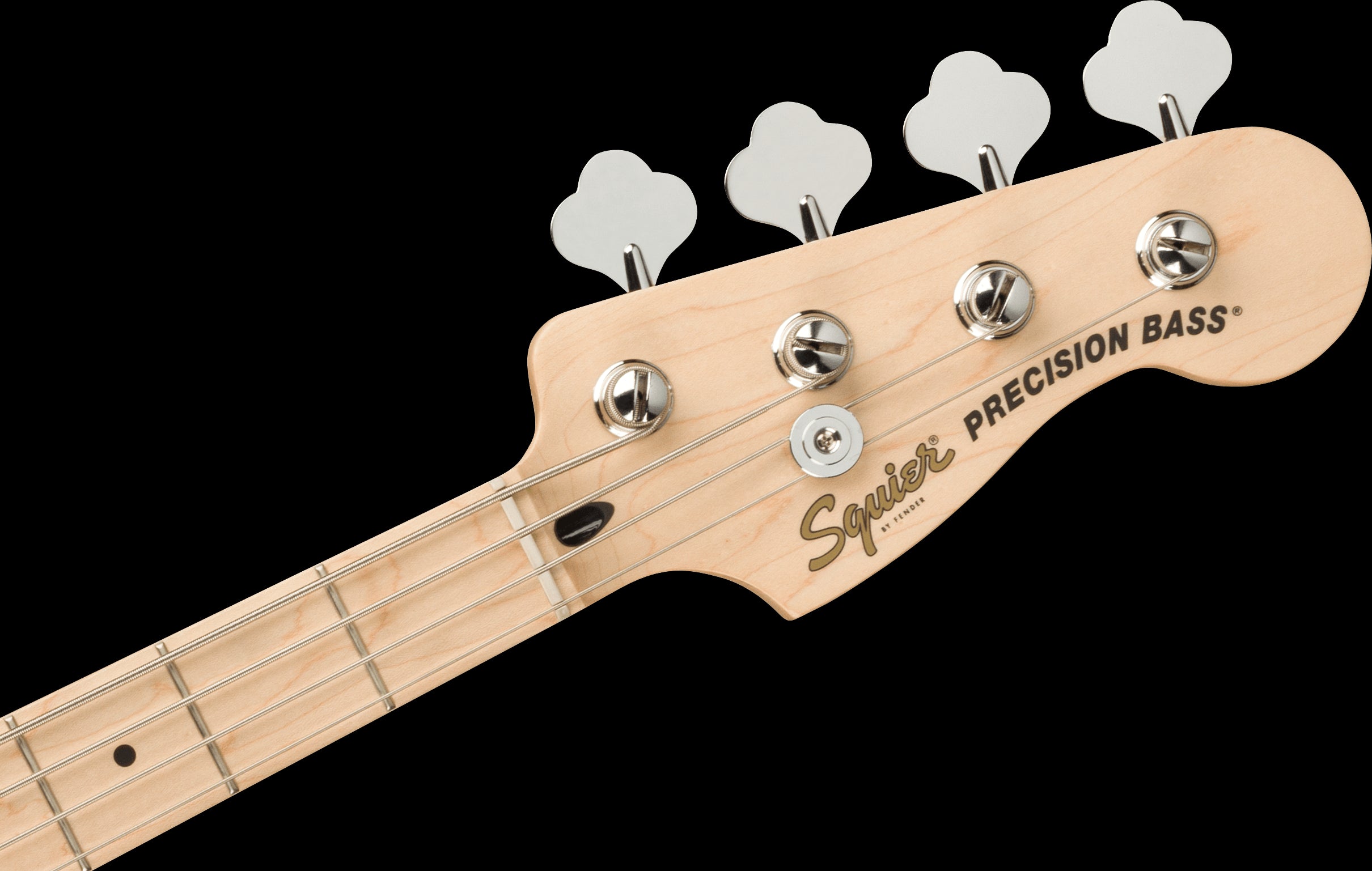 Squier Affinity Series Precision Bass PJ, Maple Fingerboard, Black Pickguard, Olympic White