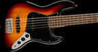Squier Affinity Series Jazz Bass V, Laurel Fingerboard, Black Pickguard, 3-Color Sunburst