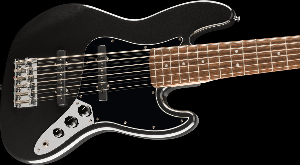 Squier Affinity Jazz Bass VI w/Laurel Fretboard - Black Metallic