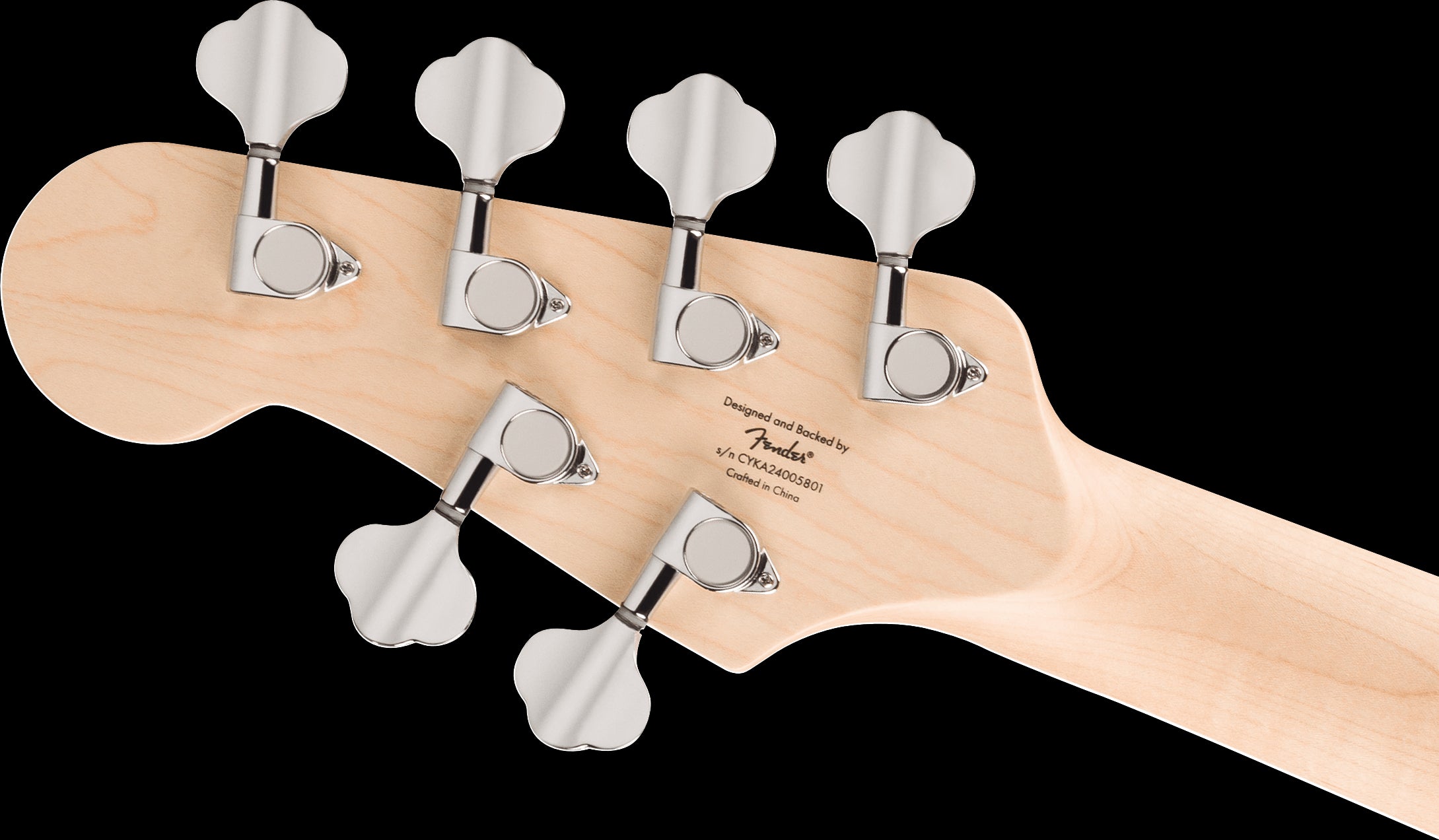 Squier Affinity Jazz Bass VI w/Laurel Fretboard - Black Metallic