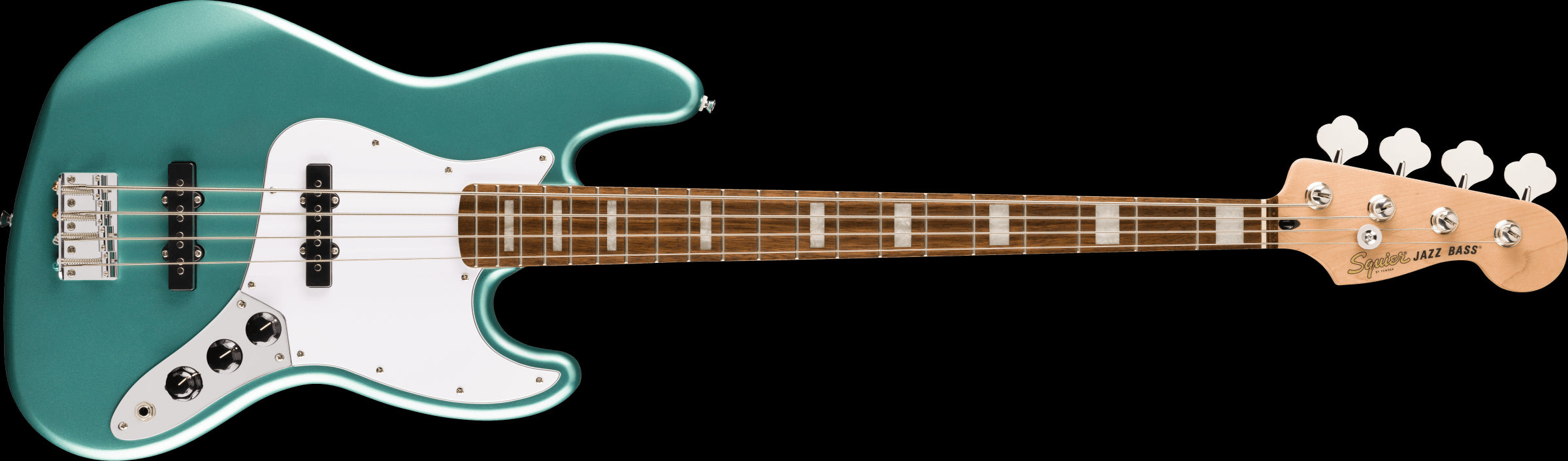 Squier Affinity Active Jazz Bass w/Laurel Fretboard - Mystic Sea Foam Green