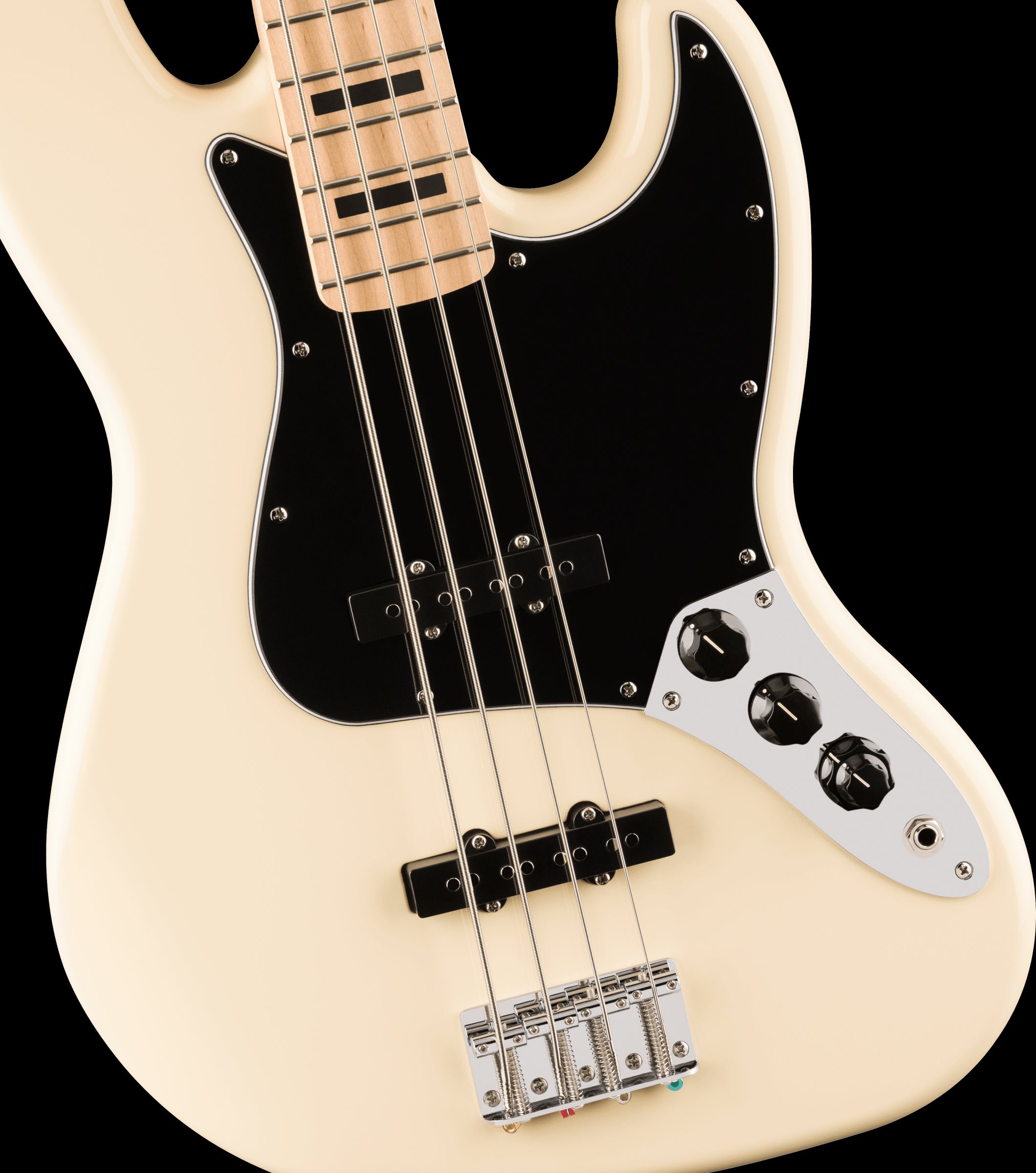 Squier Affinity Active Jazz Bass w/Maple Fretboard - Olympic White