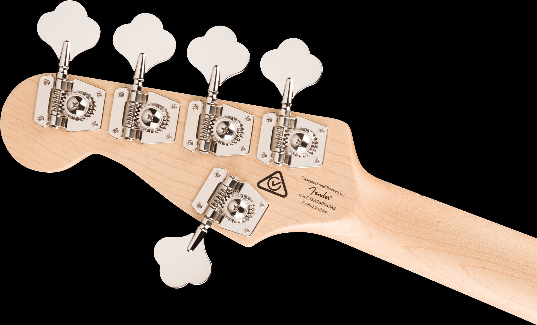 Squier Affinity Active Jazz Bass V w/Maple Fretboard - Black Metallic