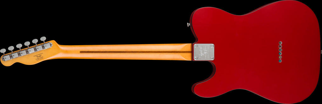 Squier 40th Anniversary Telecaster Vintage Electric Guitar Maple Fingerboard Satin Dakota Red
