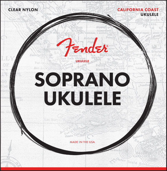 Fender Soprano Ukulele Strings Set of Four