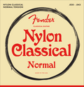 Fender Nylon Acoustic Strings 100 Clear/Silver Tie End .028 .043 (6)