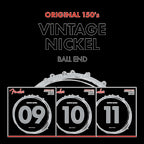 Fender Original 150 Guitar Strings Pure Nickel 150L .009 .042 (6)