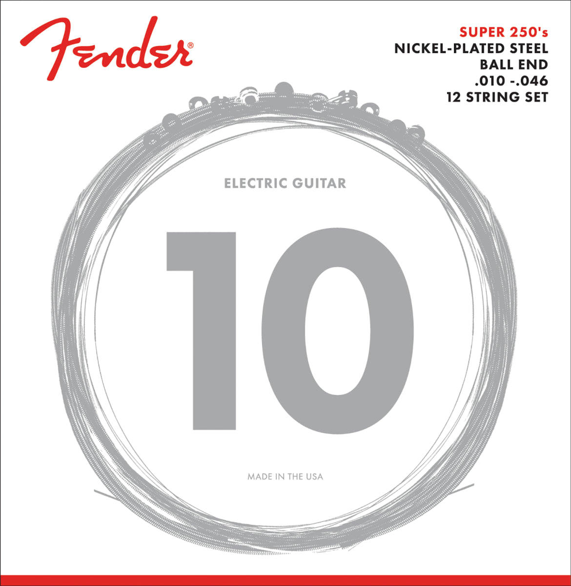 Fender Electric XII Strings Nickel Steel 10 46