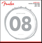 Fender Super 250 Guitar Strings Nickel Steel 250XS .008 .038 (6)