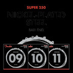 Fender Super 250 Guitar Strings Nickel Steel 250XS .008 .038 (6)