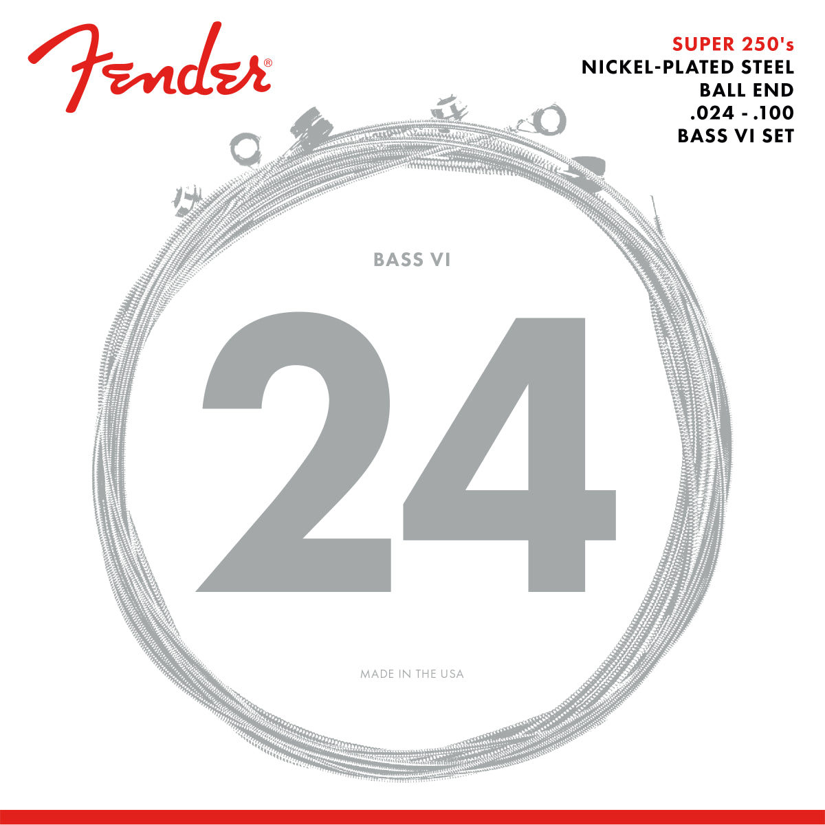 Fender Super 250 Bass VI Strings Nickel Steel