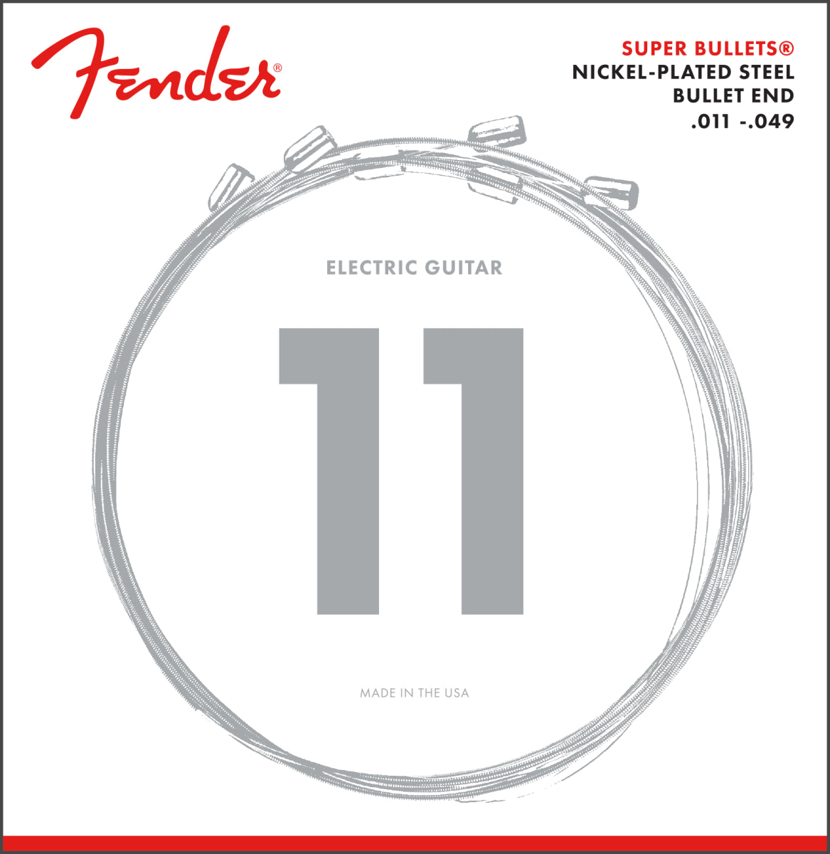 Fender Super Bullet Strings Nickel Steel 3250M .011 .049 (6)
