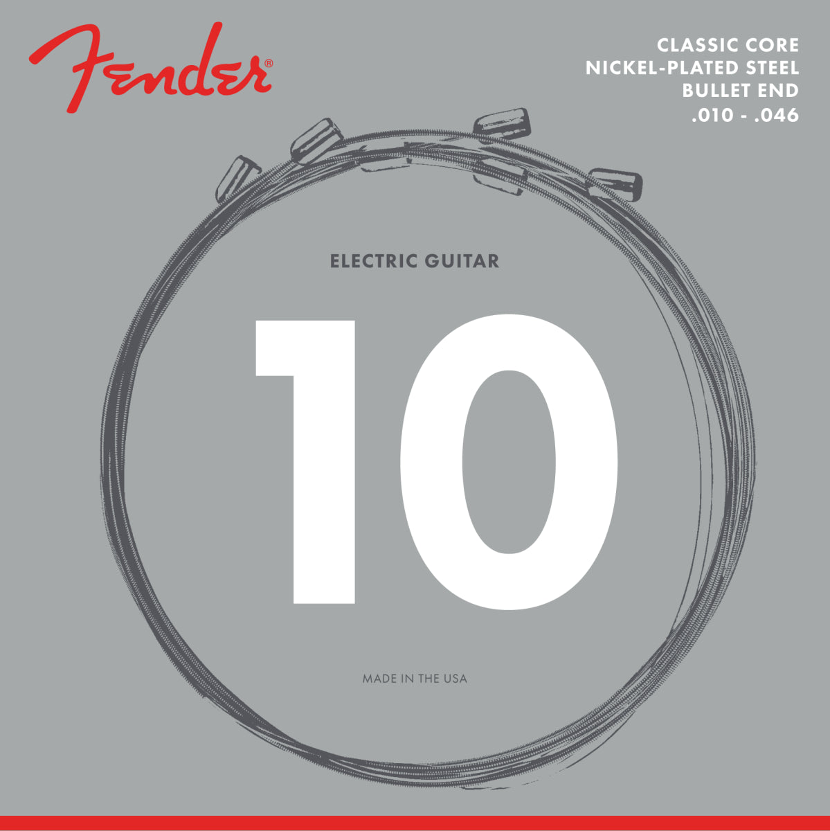 Fender Clas Core Electric Guitar Strings 3255L Nickel Steels (.010 .046)