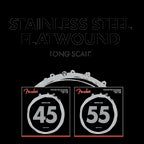 Fender Stainless 9050's Bass Strings Stainless Steel Flats 0.1 -4