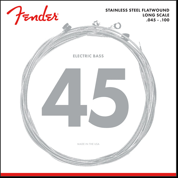Fender Stainless 9050's Bass Strings Stainless Steel Flats 0.1 -4