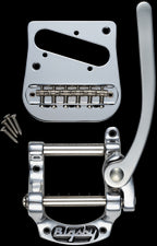 Bigsby B5 Telecaster Guitar Modification Vibrato Kit in Chrome