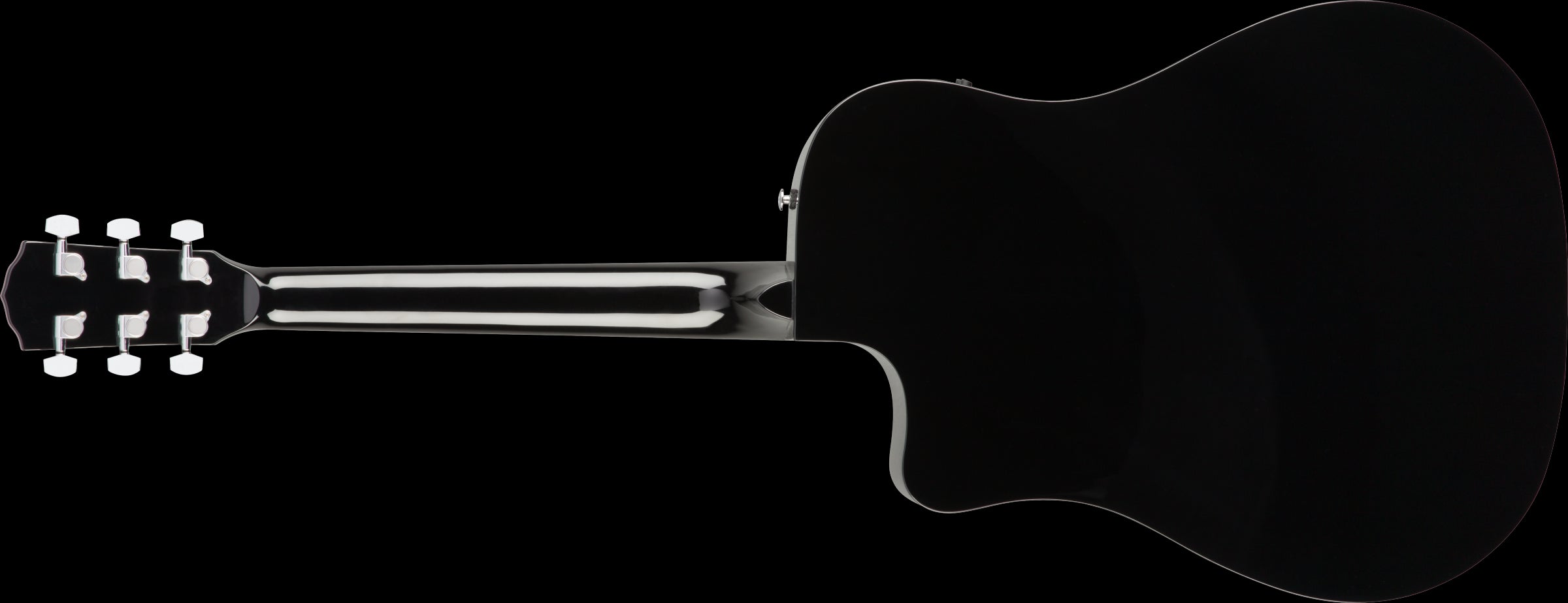 Fender CD-60SCE Dreadnought Acoustic Guitar - Walnut Fretboard - Black