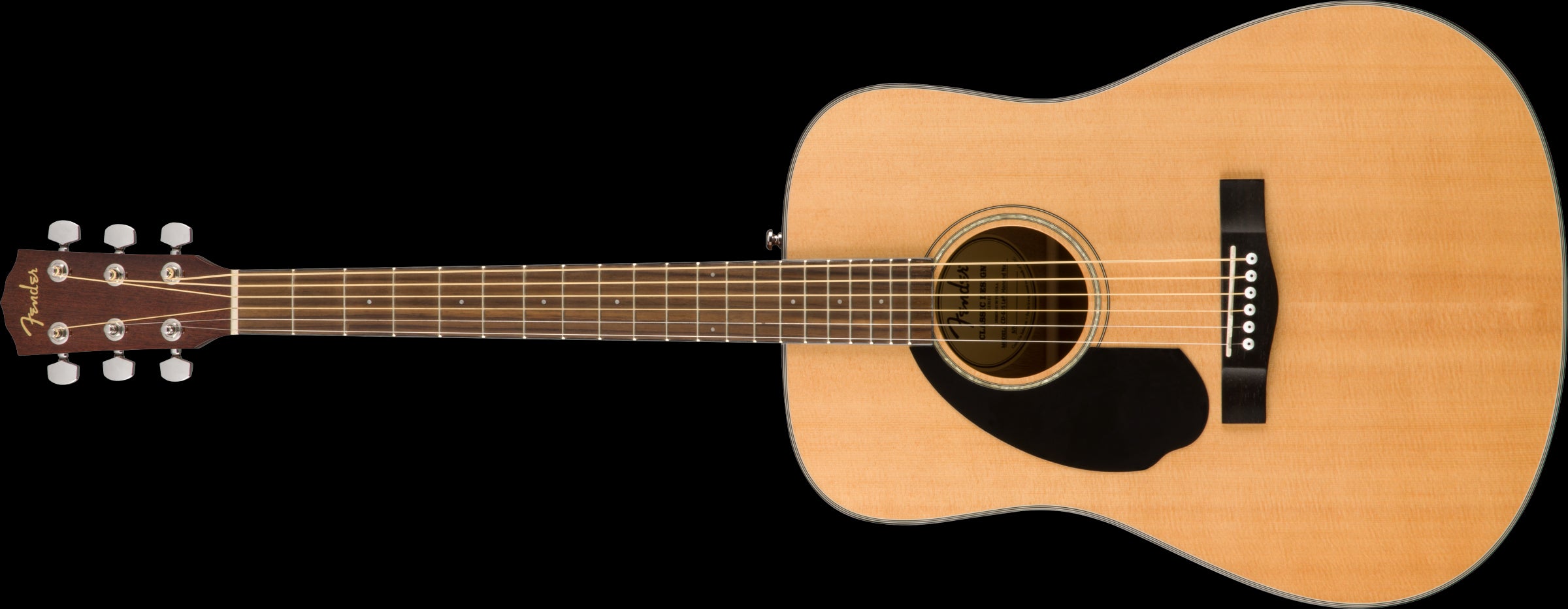 Fender CD-60S Left-Handed Acoustic Guitar with Walnut Fingerboard in Natural