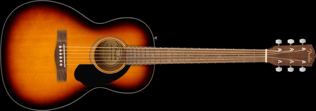 Fender CP-60S Parlor Acoustic Guitar with Walnut Fingerboard in Sunburst