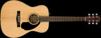 Fender CC-60S Concert Acoustic Guitar with Walnut Fingerboard in Natural