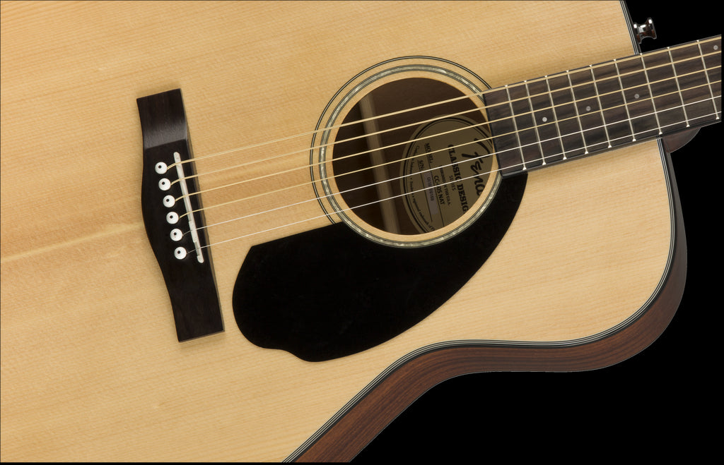 Fender CC-60S Concert Acoustic Guitar with Walnut Fingerboard in Natural