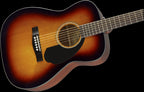 Fender CC-60S Concert Acoustic Guitar with Walnut Fingerboard in 3-Color Sunburst